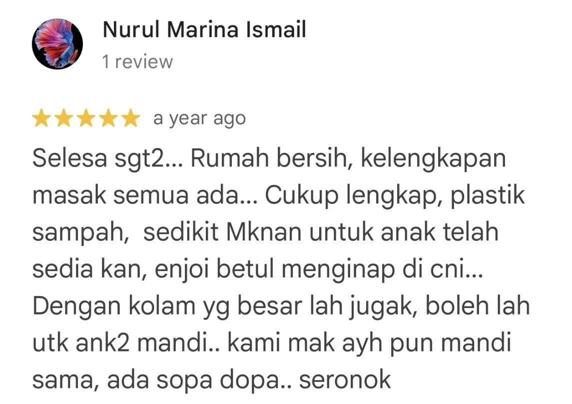 Besut Homestay Feedback (3)
